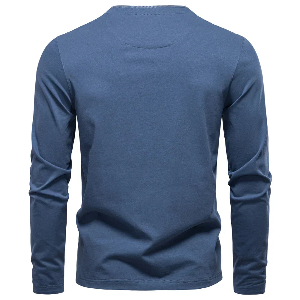 Wesley | Klassisk Långärmad T-Shirt