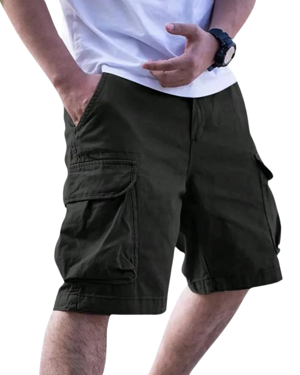 Felix - Avslappnade Och Bekväma Cargoshorts För Sommaren Med 5 Fickor
