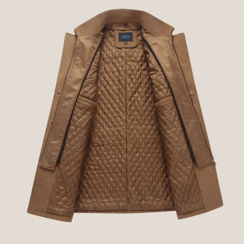 Andre - Klassisk peacoat i ull med tidlös elegans