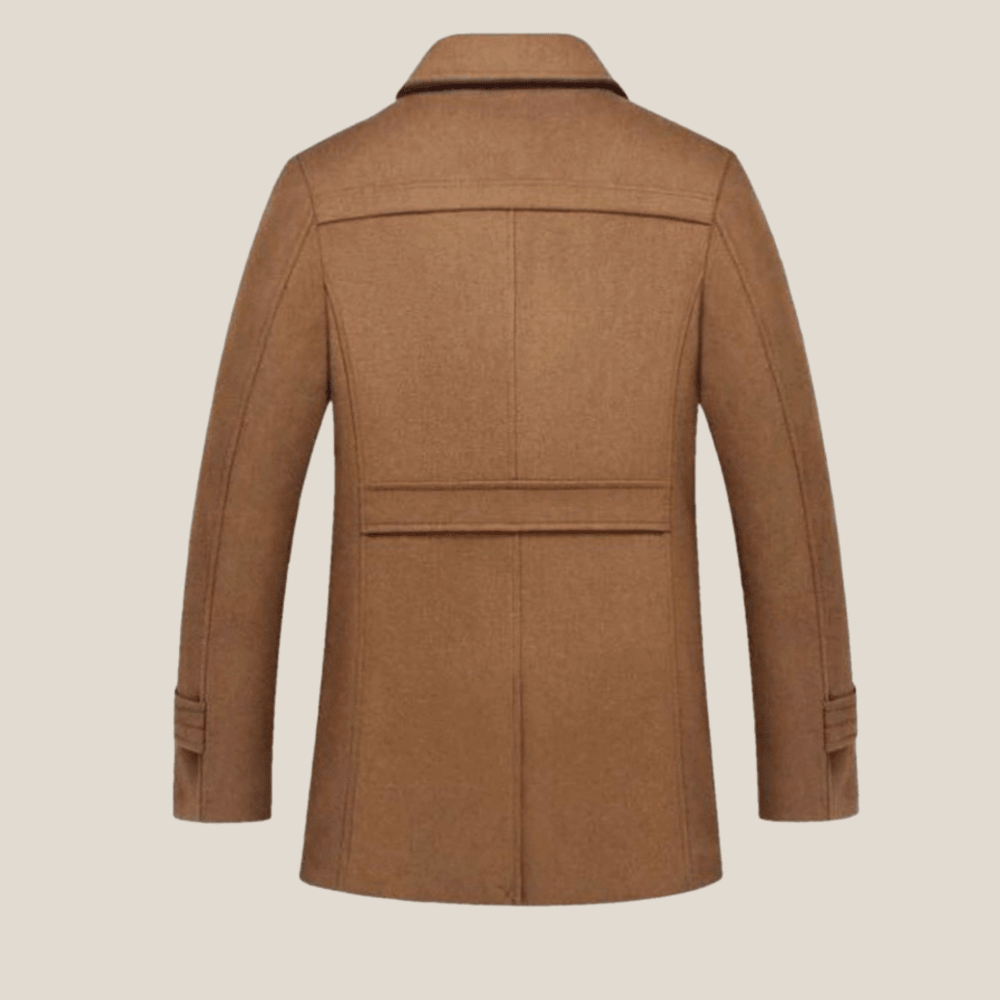 Andre - Klassisk peacoat i ull med tidlös elegans