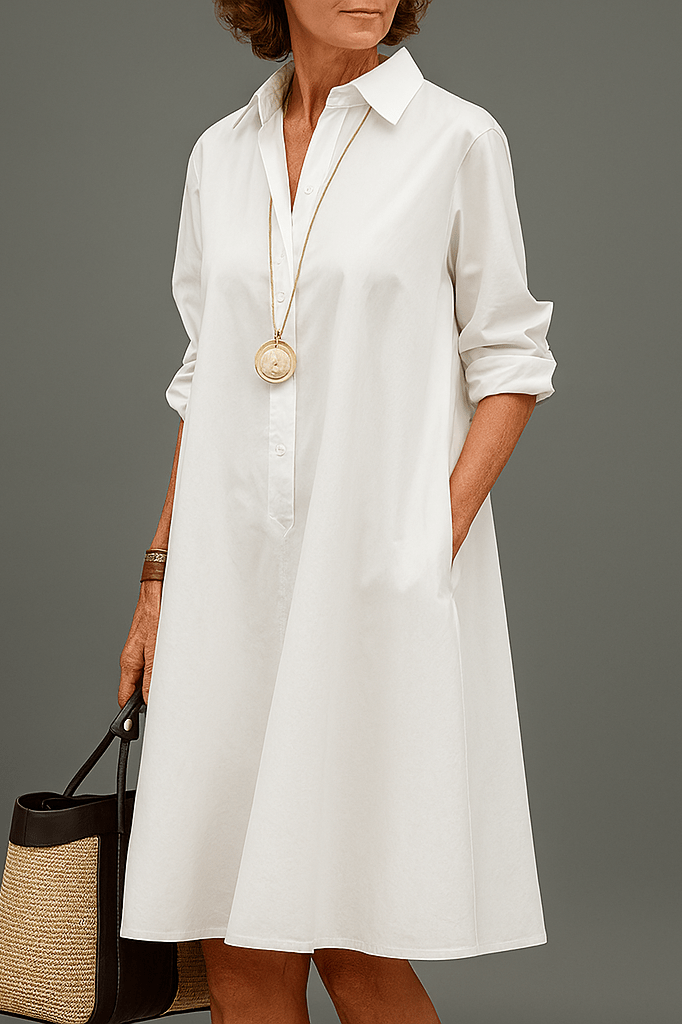Janine | Chic Shirt Dress