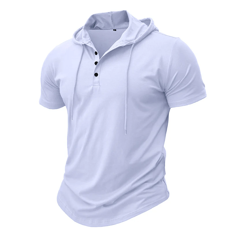 André Ferran Tyler Hoodie Med Henley-Knäppning