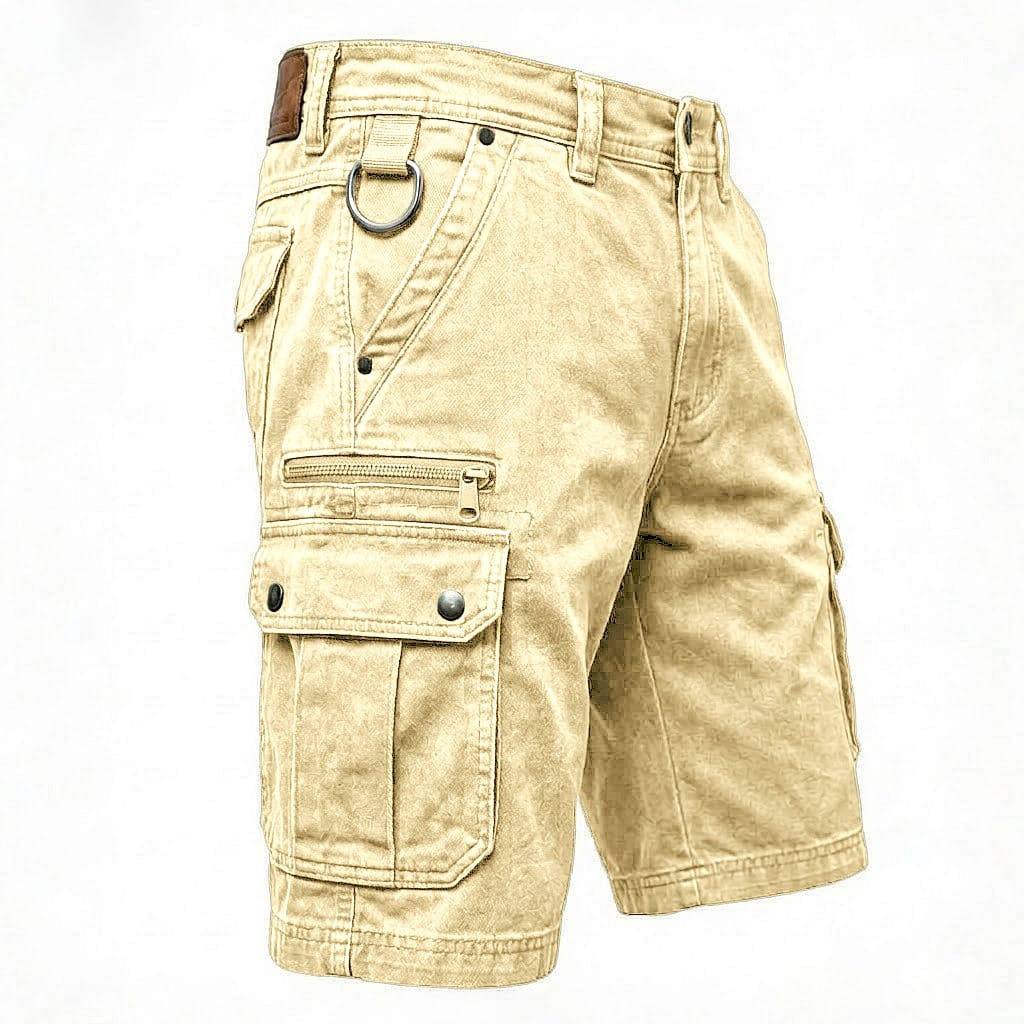 Pieter | Funktionella Denim Cargoshorts