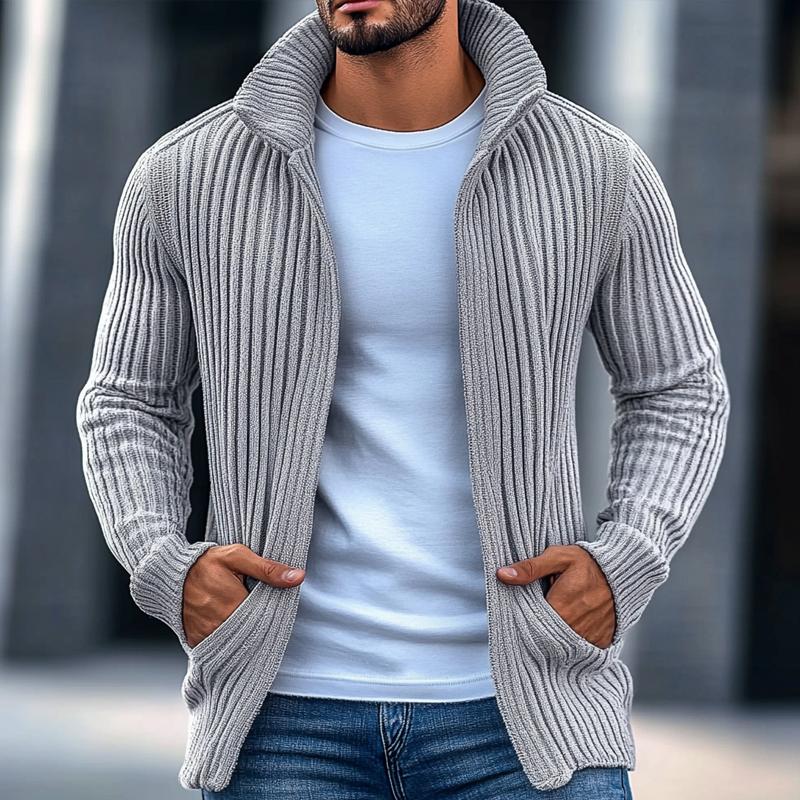 Milo Randig Stickad Cardigan